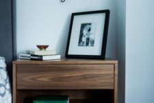 29 cool modern nightstand with a drawer completes the bedorom decor
