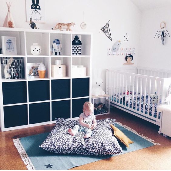 cork floors for a clean nursery and no bacteria