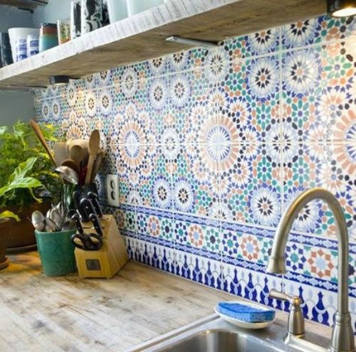 mosaic tiles for a bold kitchen backsplash