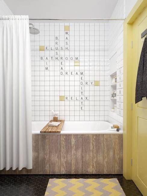 wood coverings for an ugly bathtub