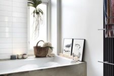 44 concrete covered bathtub is an easy hack