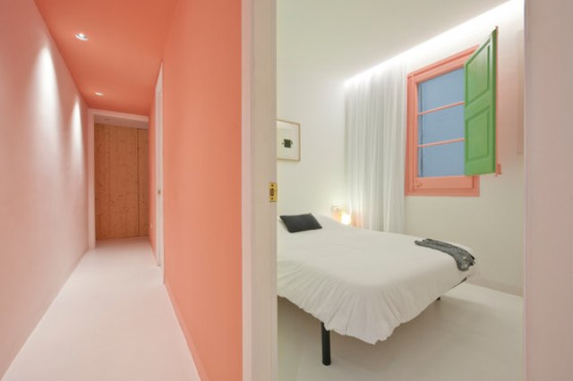 Pastel art nouveau apartment in barcelona  9