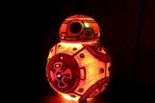 03 BB-8 pumpkin with light that works as a lantern