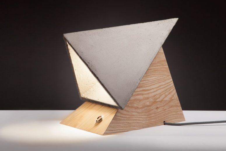 The Monk Lamp has an architectural look and a strong character, it has personality