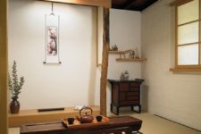 08 buttermlik tatami floors and white walls make a perfect backdrop for this Japanese room