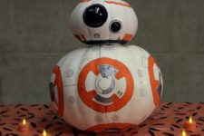 11 Star Wars BB-8 pumpkin, no carving, just painting