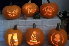 13 Harry Potter group pumpkin carving