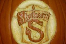 16 Slytherin pumpkin carving