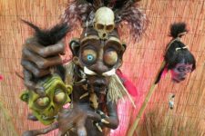 17 witch doctor with shrunken heads for spooky tropical decor