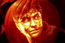 18 Harry Potter face pumpkin carving right like in the movie