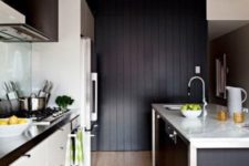 22 even a small kitchen can be decorated in this scheme, just don’t be excessive with black