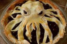 24 Ktulhu cherry pie or a giant octopus-inspired one