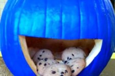 29 blue cookie monster pumpkin will make your kids happy