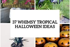 30 whimsy and bold tropical halloween ideas cover