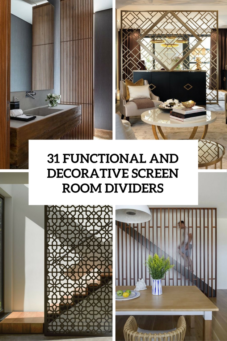 functional and decorative screen room dividers