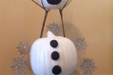 31 painted Olaf pumpkin to excite your kids