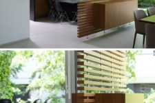 living room divider with storage