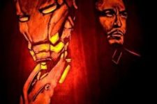 32 Iron Man pumpkin carving