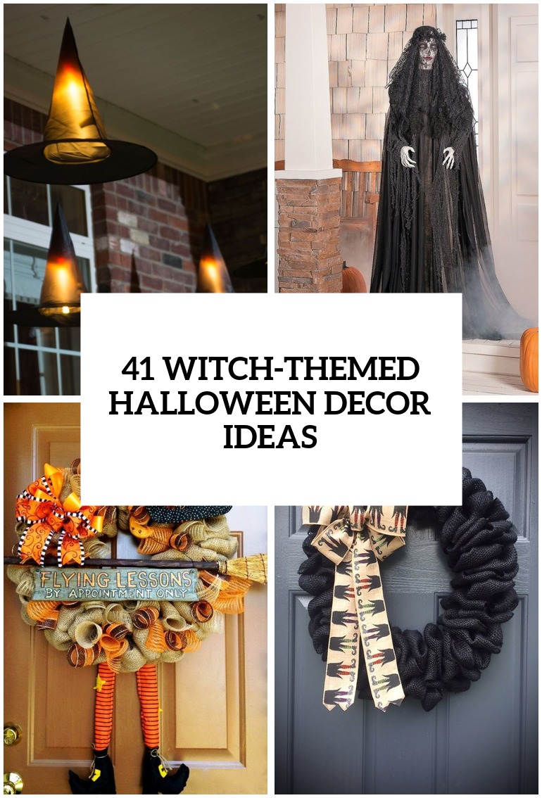 witch themed halloween decorations