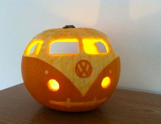 pumpkin VW lantern for free spirited decor
