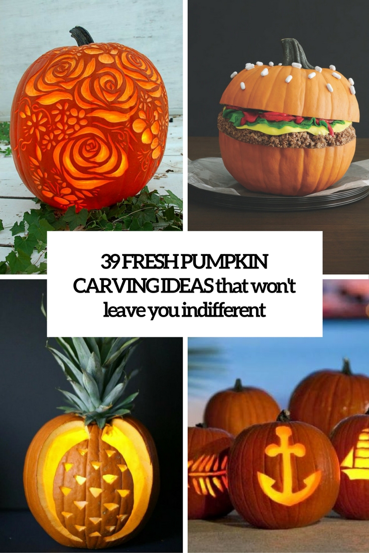 39 Fresh Pumpkin Carving Ideas That Won’t Leave You Indifferent