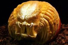 41 scary Predator carved pumpkin can frighten anyone