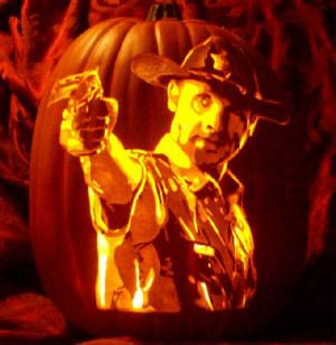 Carve of Rick Grimes from The Walking Dead