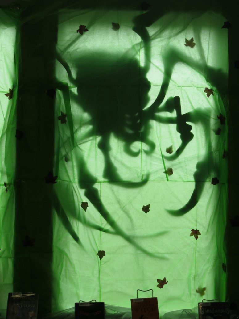 a creepy spider might look even too scary