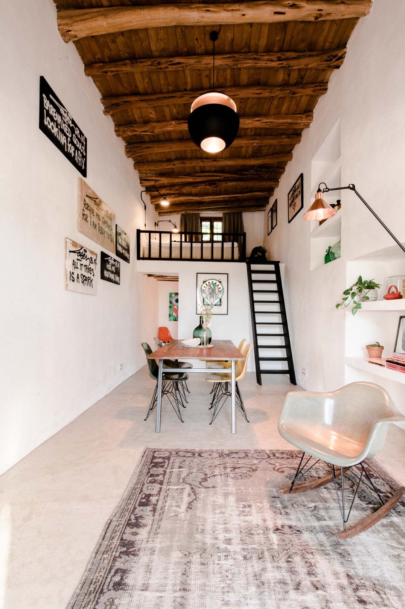 This eclectic house in Ibiza mixes original features and modern decor with effortless chic