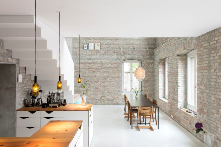 Contemporary Living Space Within Historic Architecture
