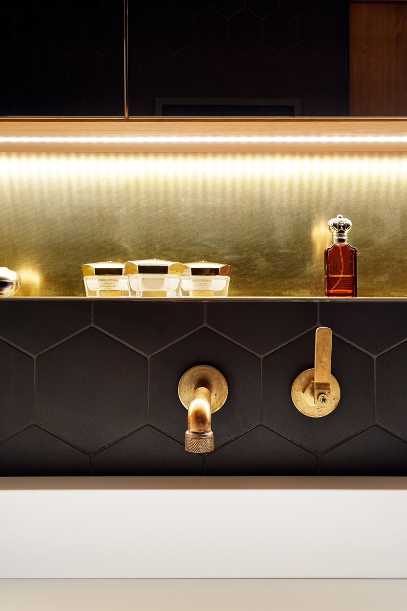 Brass details work awesome with black, it's a timeless combo of black and gold that everybody loves
