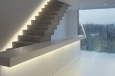 04 invisible lighting makes this stairscase special and gives style to the room