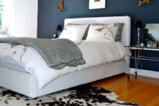 05 dark headboard wall can spruce up the whole neutral bedroom and make it more eye-catching