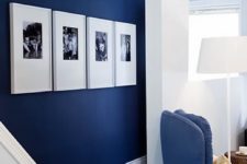 22 navy accent wall is the best idea for a nautical interior