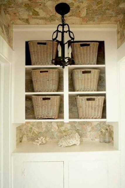 linen closet baskets to keep it pretty