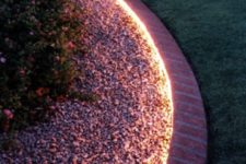 28 line up your gravel paths with lights and you’ll get an attractive feature in the garden