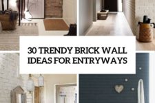 30 trendy brick wall ideas for entryways cover
