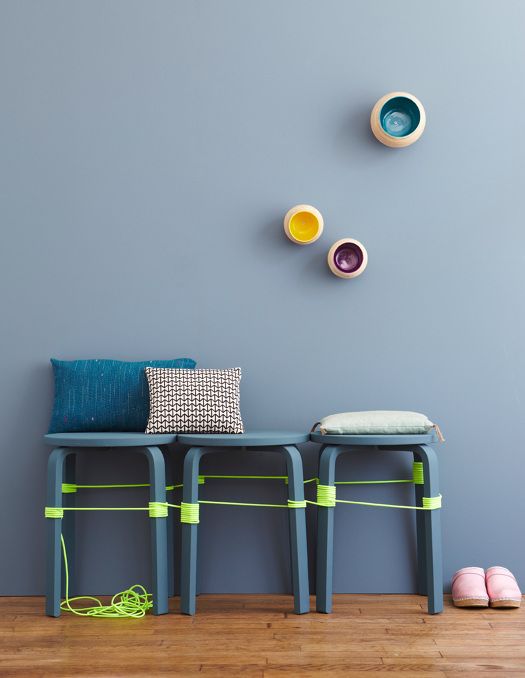 Frosta stools bench for the entryway