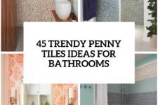 36 trendy penny tiles ideas for bathrooms cover