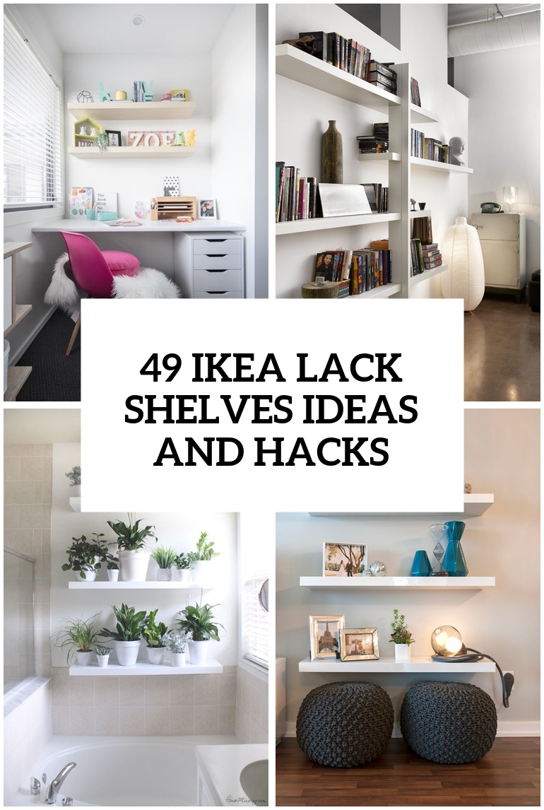 ikea lack shelves ideas and hacks