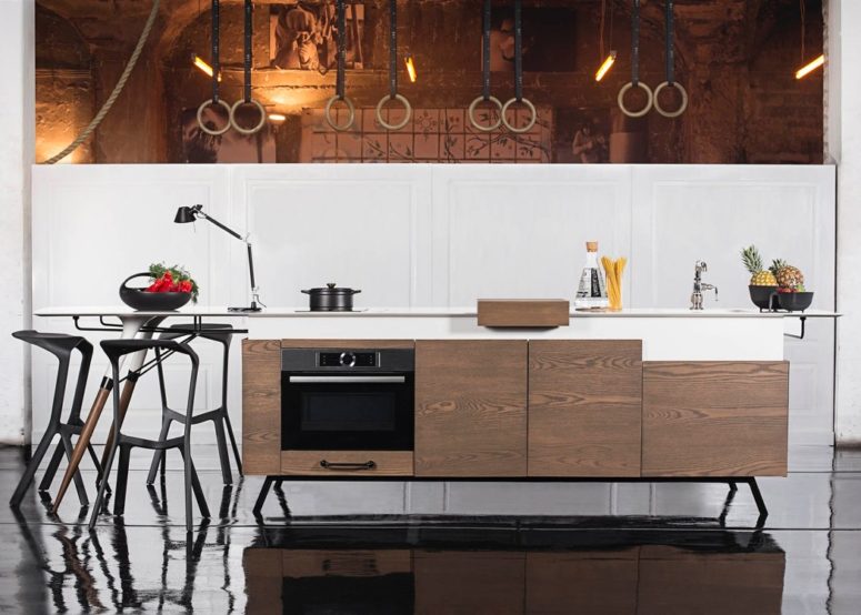 Modern And Adaptable KITCH’T Corian Kitchen