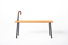 04 The dōzo bench comes in 3 individual styles, each with an different cane head design