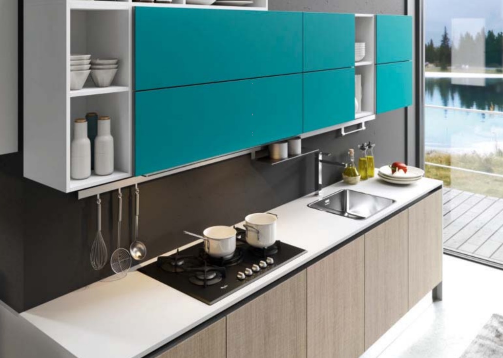 You can easily create a personalized kitchen in the colors and finishes you like and customize it as you want