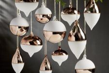 04 copper and white is a very elegant combo for decorating winter holiday spaces