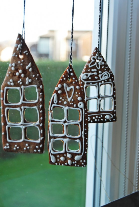 bake some gingerbread cookies and hang them