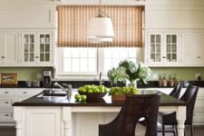 17 sage green beadboard backsplash can make an accent in a neutral kitchen