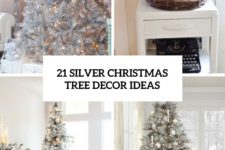 21 silver christmas tree decor ideas cover