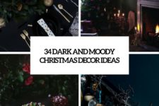 34 moody and dark christmas decor ideas cover