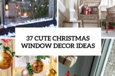 37 cute christmas window decor ideas cover