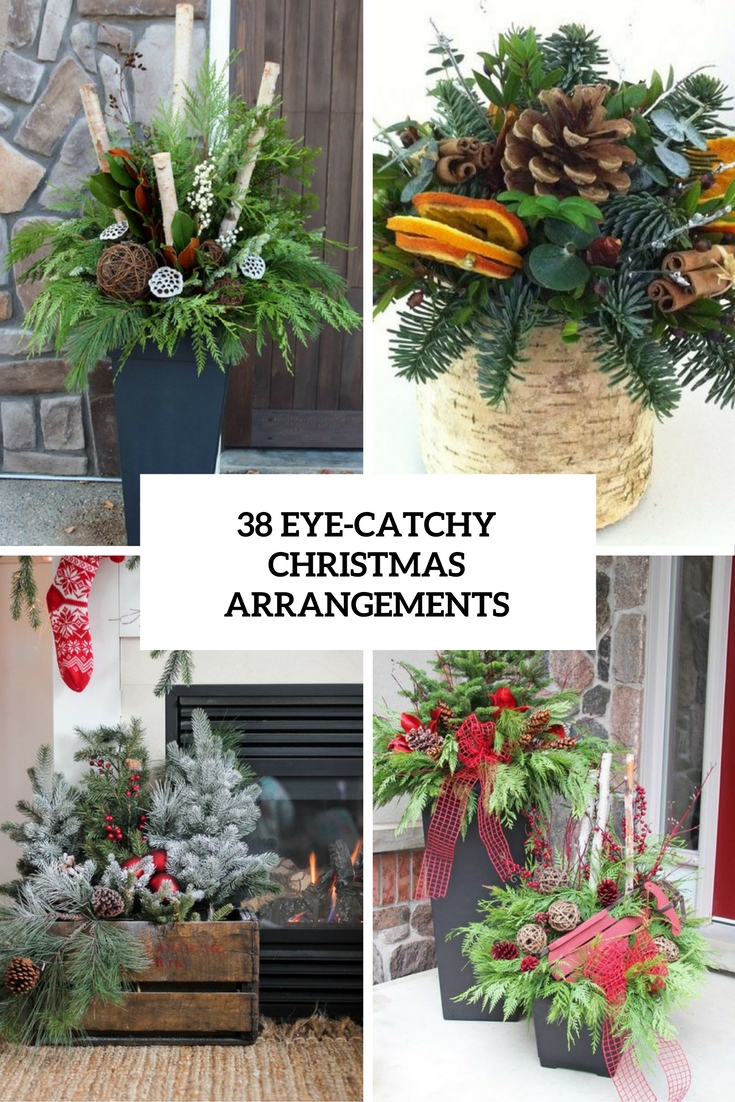 38 Eye-Catchy Christmas Arrangements